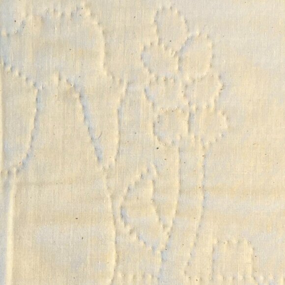 Hand Stitched ROOSTER Folk Art Patchwork Quilt Square Wall Hanging Handcrafted - Picture 11 of 12